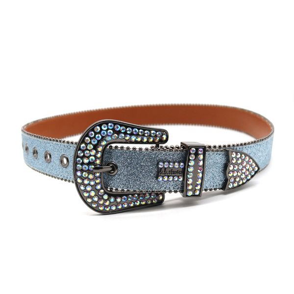 

fashion rhinestone belt width sequin jeans belt goth rhinestone belts women pu leather strap western cowboy bb simon girls waistband, Black;brown