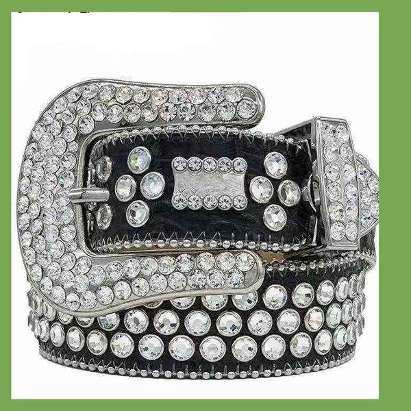 

bb 2022 belt designer simon belts for men women shiny diamond belt white cintura uomo boosluxurygoods009123111, Black;brown