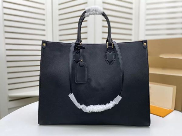 

2021 fashion classic bags all-match onthego medium tote women handbags by the pool monograms embossing shoulder bag