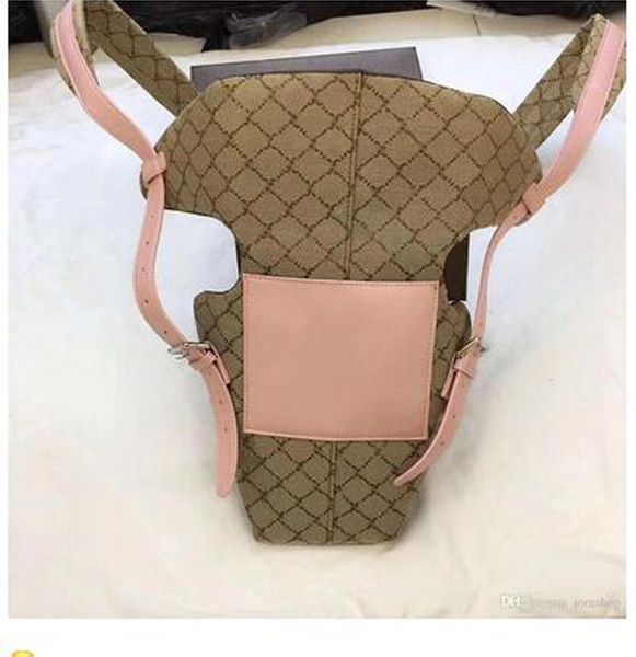 

brand baby bag front strap grid baby carriers fashion multi-function safety backpacks kids mother strap mummy designer kids