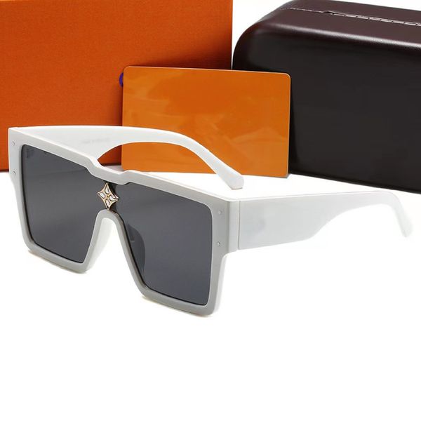 

designer sunglasses mens square sunglasses fashion luxury sunglasses mirror frame antireflection pchromic glasses retro classic sunglass, White;black
