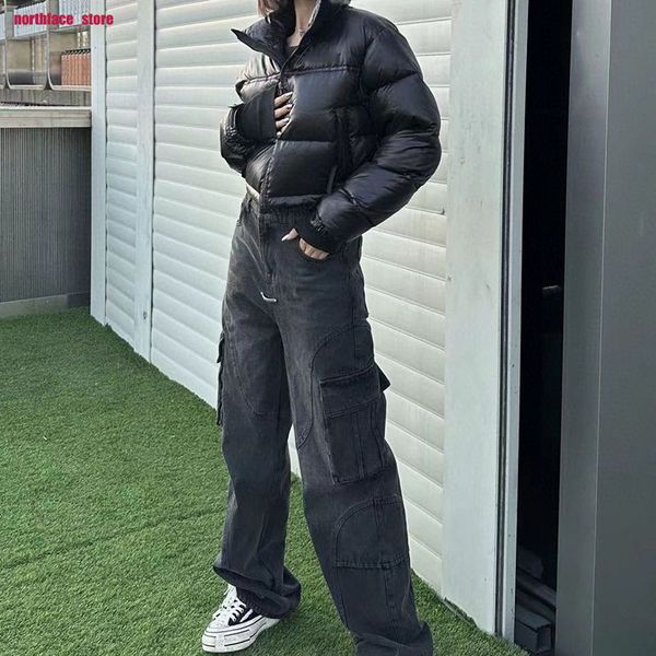 

designer down jacket the face coats winter men women youth coat senior fabric outdoor couples thickening warm clothing winter jacket, Black