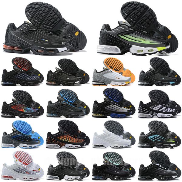 

casual shoes mens tn 3 plus tuned iii tn3 trainers noir triple black wolf grey blanche white blue nebula sneakers