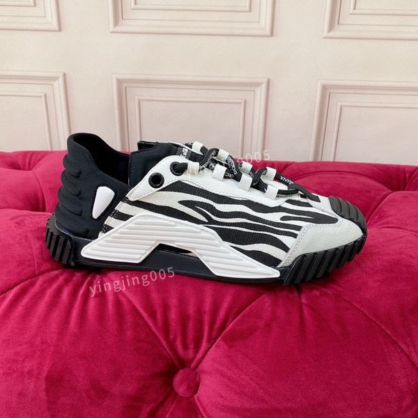 

mens casual shoes womens sneakers classic retro contrast low-platform sneakers, Black