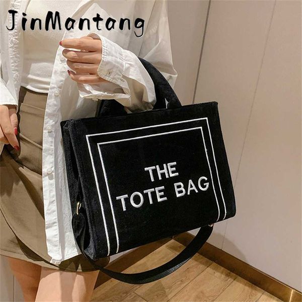 

79% off bags outlet store plush the tote for women winter new large capacity letters handbags women's luxury shoulder crossbody bags ha