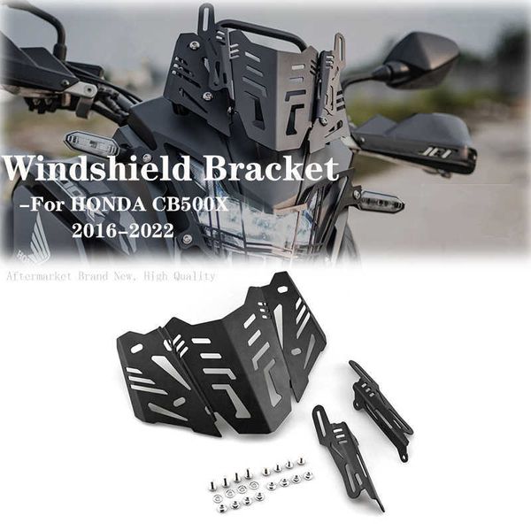 

for honda cb500x cb 500x 2016-2022 adjuster motorcycle cnc windshield bracket 2017 2018 2019 2020 2021 2022 0203