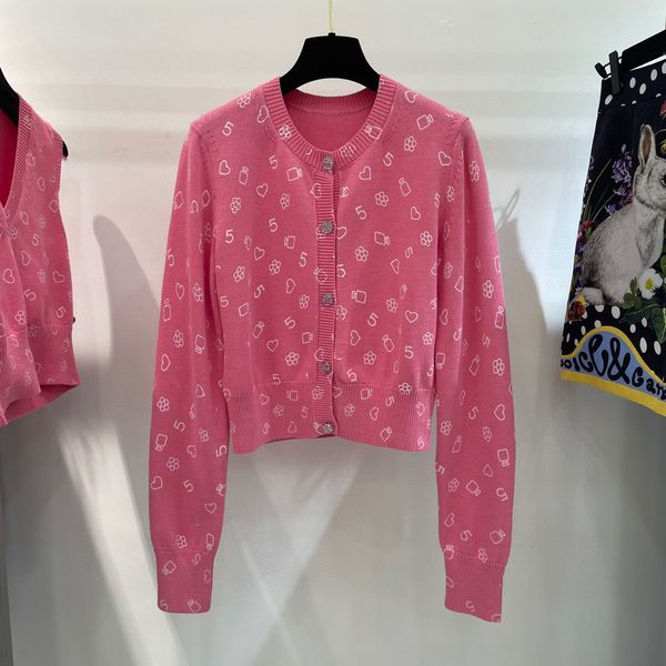 

women's sweaters 23ss female designer sweater high grade the ladies' coat in autumn and winter. the wool cardigan for women zv2, White;black