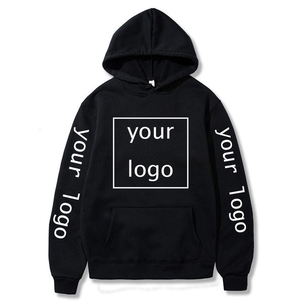 

men's hoodies sweatshirts custom hoodies diy image print clothing customized sport casual sweatshirt hoodie pullover size xs-4xl 230206, Black