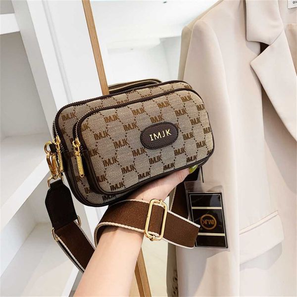 

designer handbag store 60% off canvas women's summer new fashion broadband messenger ins versatile foreign style shoulder bag