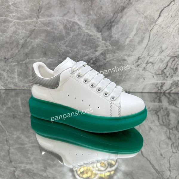 

2022 white platform gym casual shoes women trainers sneaker cowhide bottom woman designer shoe lady sneakers, Black