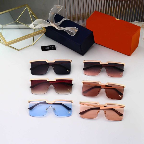 

2023 luxury brand fashion designer sunglasses women men half frame multi-color travel beach fashion sunglasses neubau eyewear, White;black