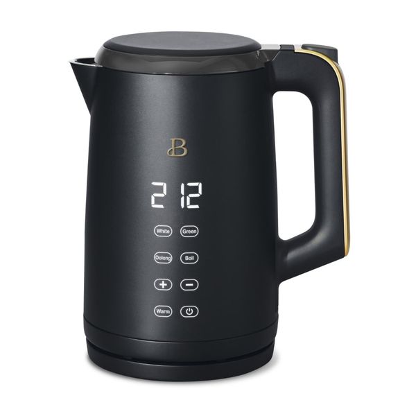 

beautiful 1.7l one-touch electric kettle black sesame by drew barrymore