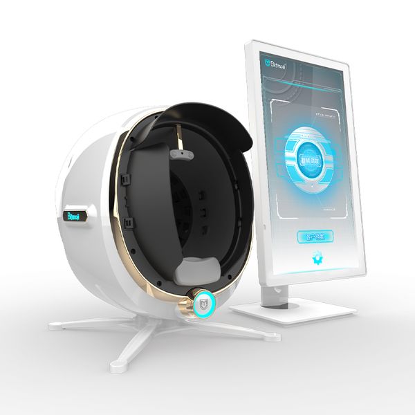 

beauty item 3d facial skin analyzer machine automatic analysis face eyes