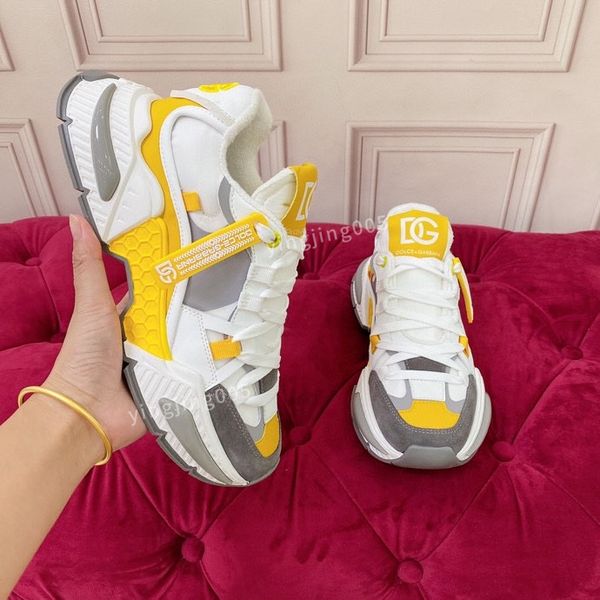 

2022 casual shoes trainers woman designer shoe platform gym women travel leather lace-up sneakercowhide, Black