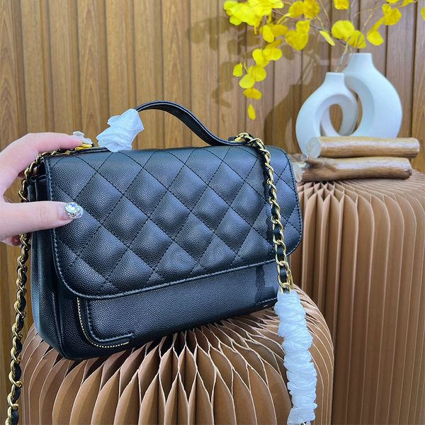 

women shoulder messenger bags lady 2022 fashion luxury handbags cross body genuine leather caviar luxurys designers bags wallet purse handba