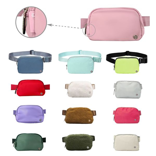 

women men nylon teedy waistpacks lulu belt waist bag everywhere luxurys famous tote bumbag bum chest yoga bags wallet fanny pack cross body