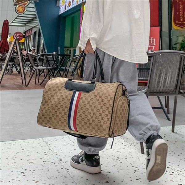 

2023 bags clearance outlets stylish one-shoulder portable travel men's and women's large capacity independent shoe warehouse cloth
