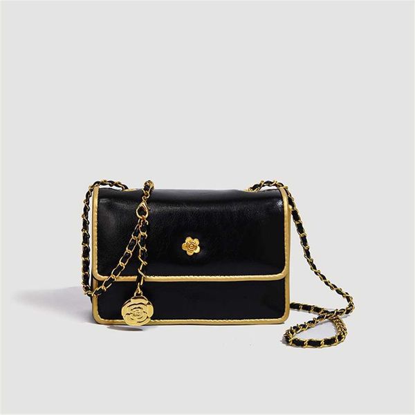 

designer handbag store 60% off autumn and winter new single shoulder women's oil wax small square chain tofu bag versatile batch