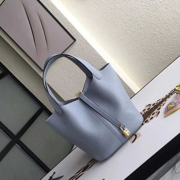 

original edition 7a h home designer picotin lock bags 2023 new style vegetable basket bag small peoples versatile leather large capacity com