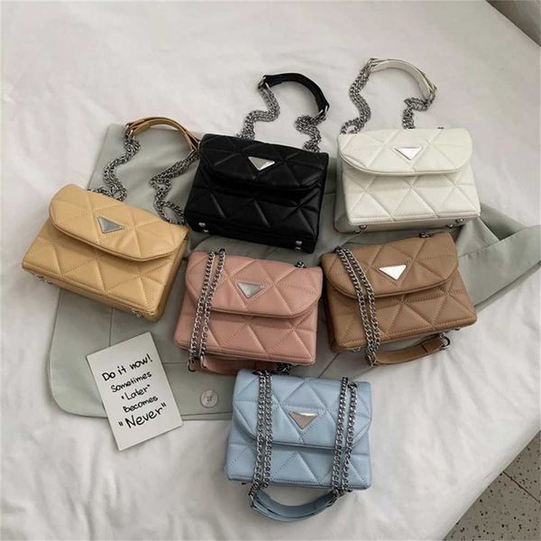 

79% off bags outlet store checker chain trend diamond check small square women hands triangle casual one shoulder messenger bag