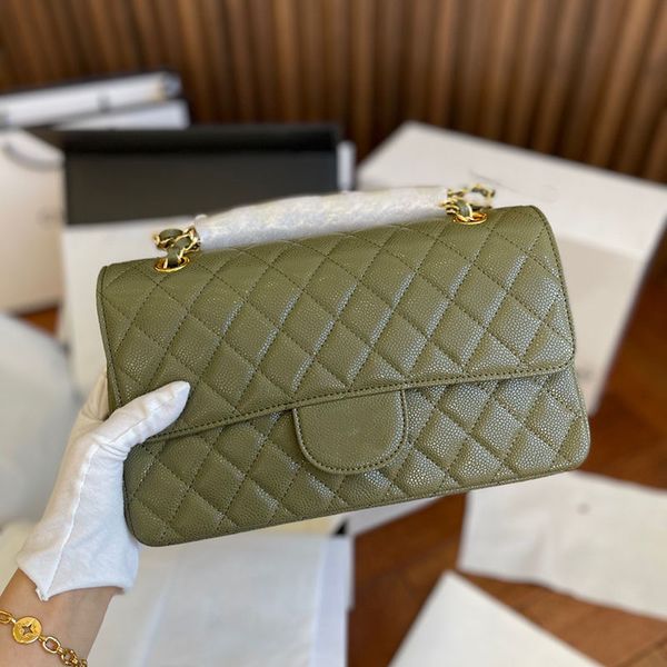 

luxury designer calfskin caviar bags france womens classic c flap quilted matelasse chain large capacity outdoor sacoche totes crossbody lug