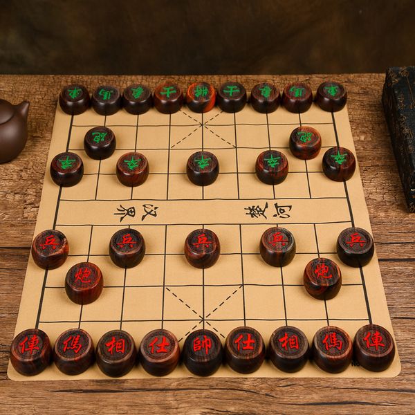 

outdoor games activities chinese solid wooden pieces man portable travel family board game set for kid chess gift puzzle toy 230206
