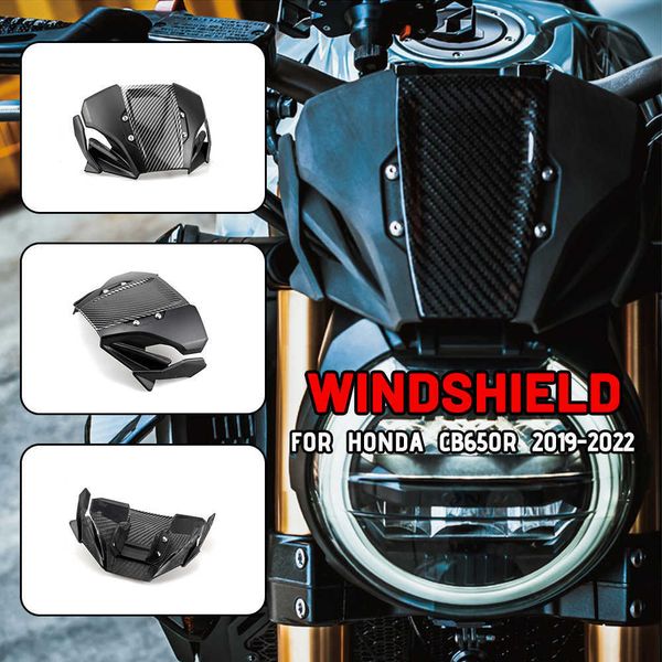 

mtkracing for cb650r cb 650r cb650 r 2019 2020 2021 2022 motorcycle windshield front windscreen visor wind deflector 0203