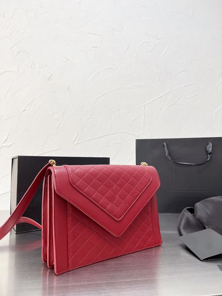 

summer fashion ladies bag designer bag shoulder cross-body carry diamond check pattern with chain 5 colors with envelope bag 5a quality