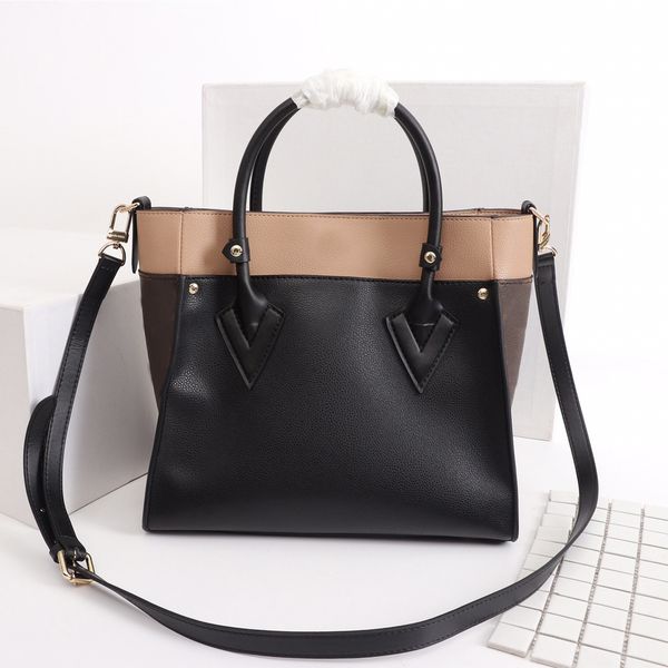 

7a quality luxury designer bags genuine leather cowhide lady totes lock and rivet handbags