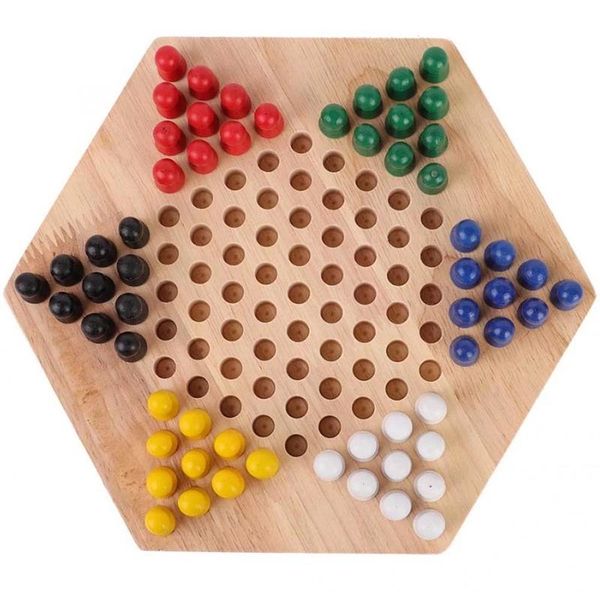 

outdoor games activities chinese wooden educational kids classic checkers strategy set kid family toy chess board game gift 230206
