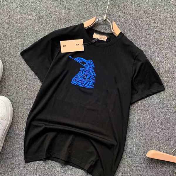 

summer men's women's t-shirt fashion designer men's leisure t-shirt street embroidery shorts sleeve animal print 100% cotton, White;black