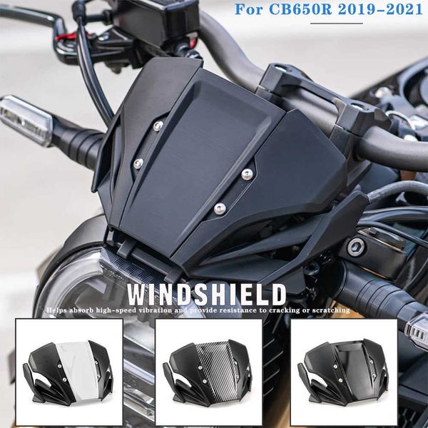 

mtkracing for honda cb650r 2019 2020 2021 cb 650r motorcycle windshield windscreen front screen wind deflector accessories 0203