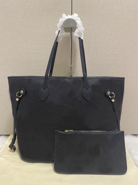 

2023 8 colors lattice 2pcs shopping bags new fashion women handbags ladies designer composite bags lady clutch bag shoulder tote female purs