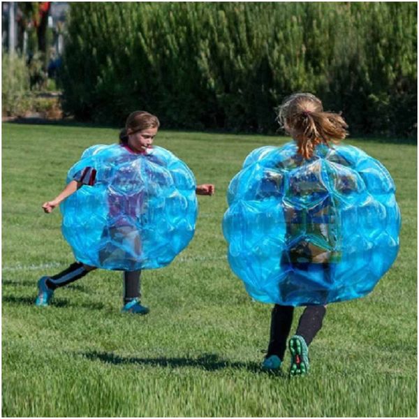 

other sporting goods 60cm kid outdoor sports games bumper inflatable fitness bubbles inflate pvc air zorb body bumper ball toys 230206
