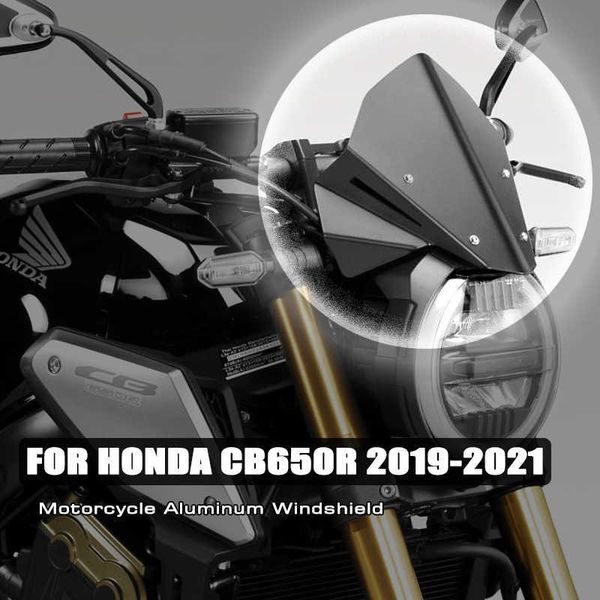 

mklightech for honda cb650r 2019-2022 cb 650r cb1000r motorcycle aluminum windscreen deflector extention kit windshield fairing 0203