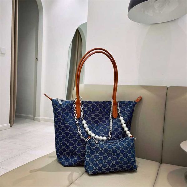 

2023 bags clearance outlets hong new western-style women's one-shoulder cloth simple large capacity portable tote bag