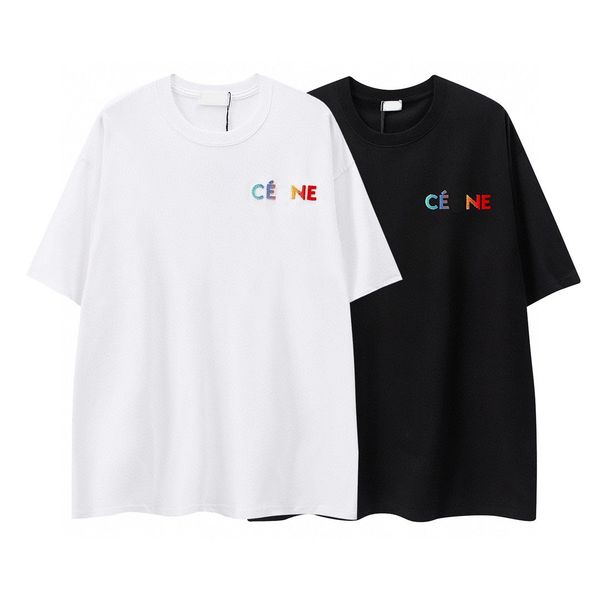 

men's plus tees & polos round t-shirt plus size neck embroidered and printed polar style summer wear with street pure cotton rqd, Black;brown