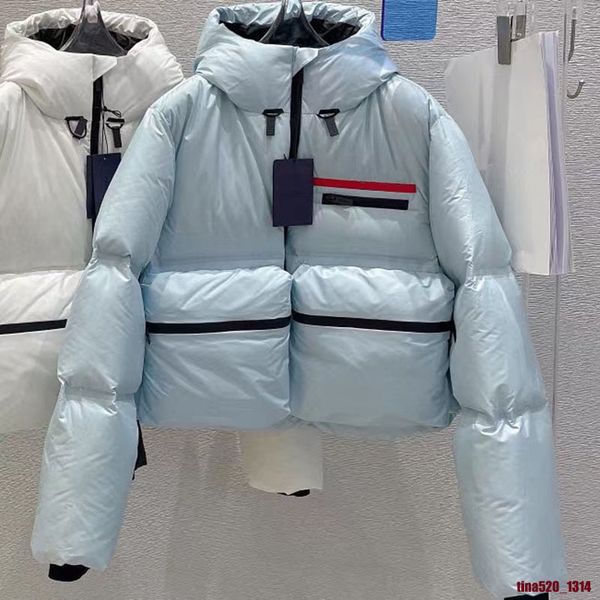 

winter men jacket outfits long sleeve hooded puffer coat parka overcoat jacket down outerwear causal mens hoody printing jackets women jumpe, Blue