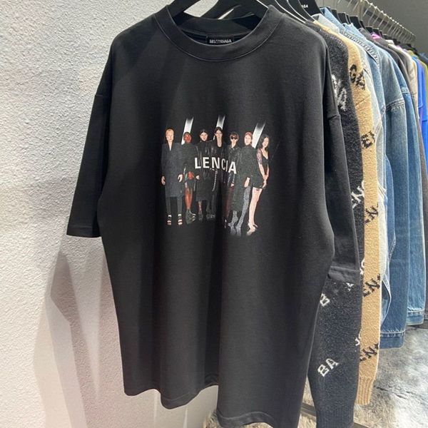 

paris branded summer mens t france shirt mens letter fashion printing durable casual black white graphic couple coach 3xl 4xl tees transport, White;black