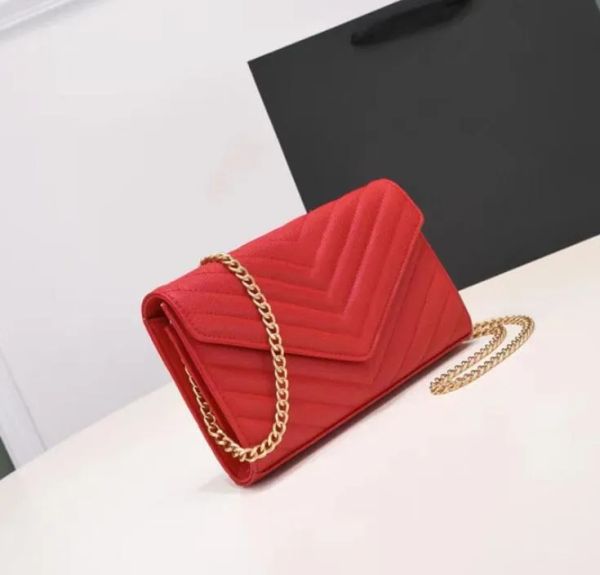 

fashion designer woman bag women shoulder bag handbag purse original box genuine leather cross body chain
