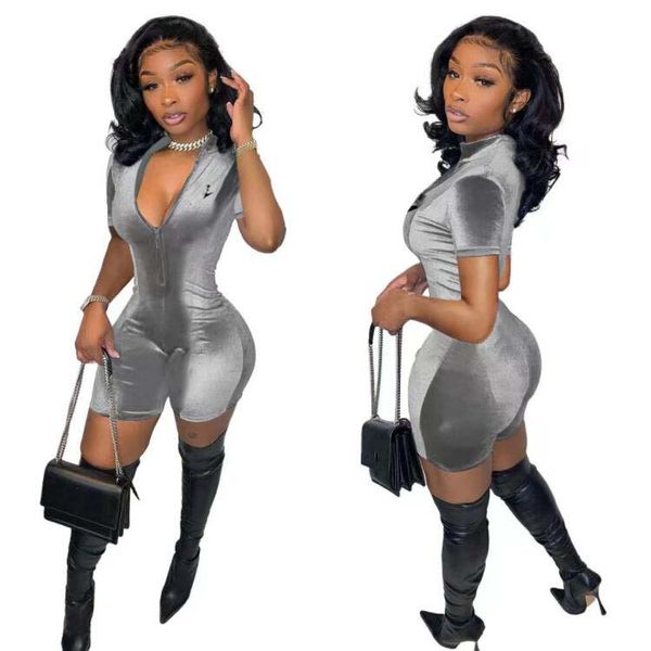

fashion casual tracksuits two piece set women spring autumn new short sleeve printed stitching sweatsuit women two piece s-2xl, Gray