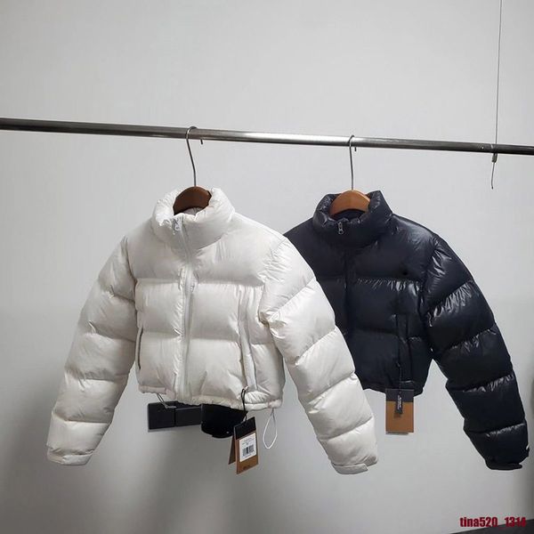 

winter the face down coats outfits north jacket warm thickened north parka outdoor down popular puffer simple solid color 1996 tnf, Blue