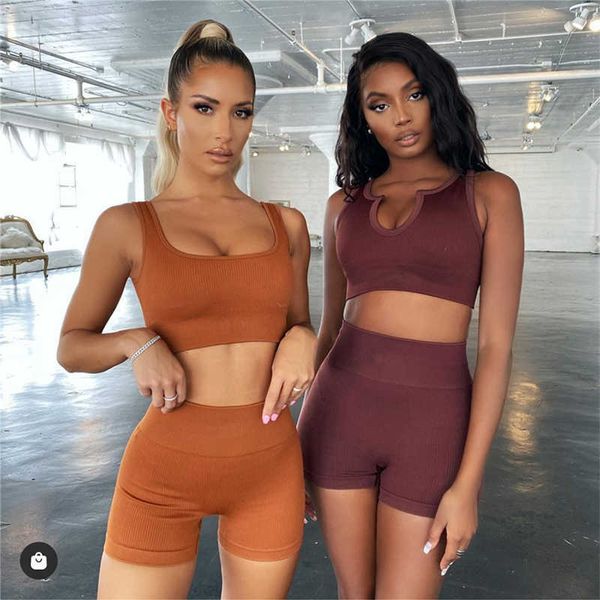 

nxy yoga outfits high waist set clothing workout clothes for women tracksuit seamless sport outfit fitness suit 220523, White