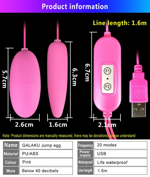 

womens g-strings vibrators usb double vibrating eggs 20 frequency multispeed 2 shapes toys for women female products aircraft cup, Black;white