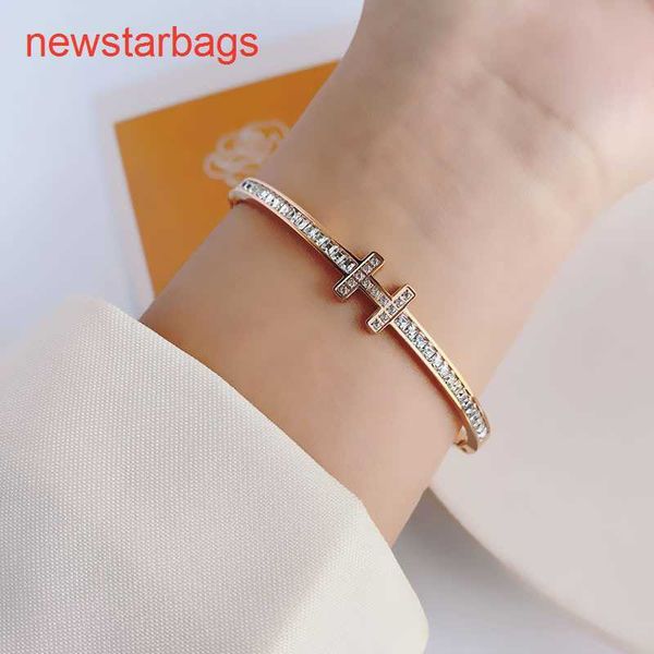 

herme designer bracelets online store simple titanium steel bracelet female h diamond 18k gold temperament high sense st bb8u, Golden;silver