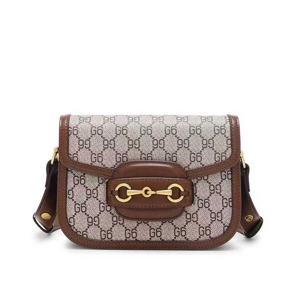 

2023 handbags online luxury high-end saddle women's messenger bag