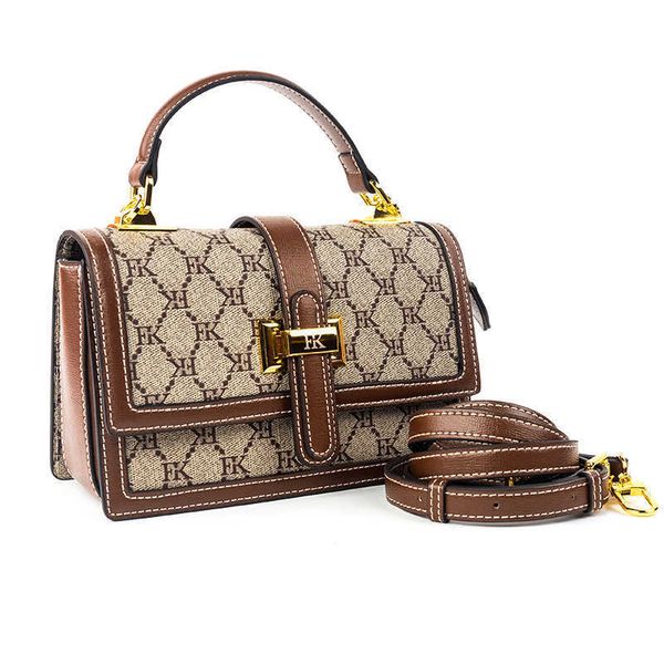 

fukou bag women's bag fashion trend large capacity shoulder bag commuting messenger bag versatile light luxury portable small square ba