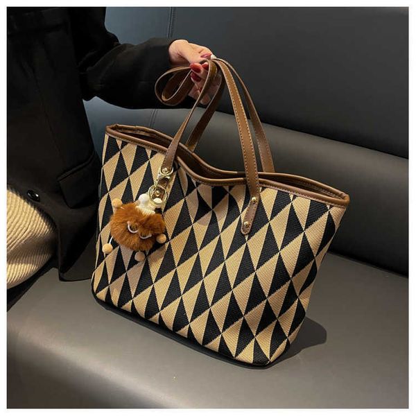 

net red premium big bag large capacity handbag autumn and winter new one shoulder tote bag