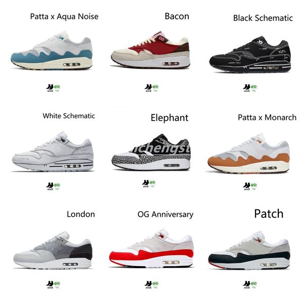 

2022 mens running shoes 87 anniversary 1 piet parra sneakers 1 deluxe watermelon chaussures react element women designer sports trainers b0, White;red