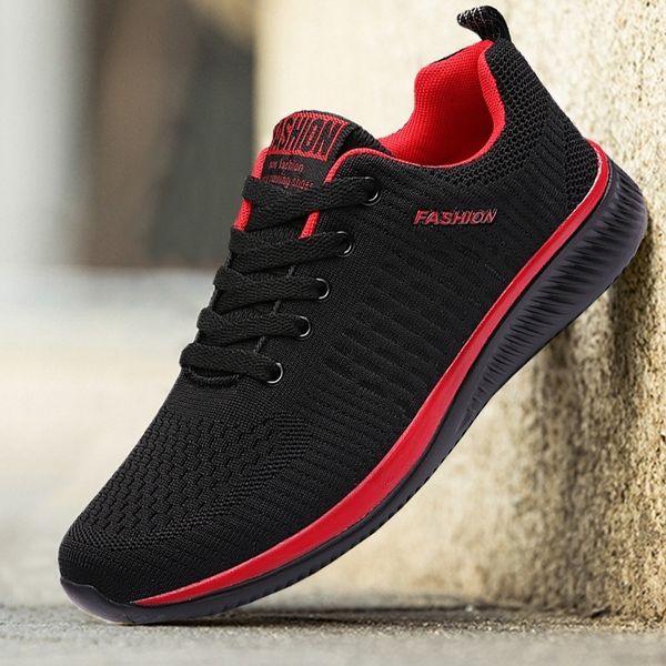 

dress shoes men sneakers running shoes women sport shoes classical mesh breathable casual shoes men fashion moccasins lightweight sneakers 2, Black